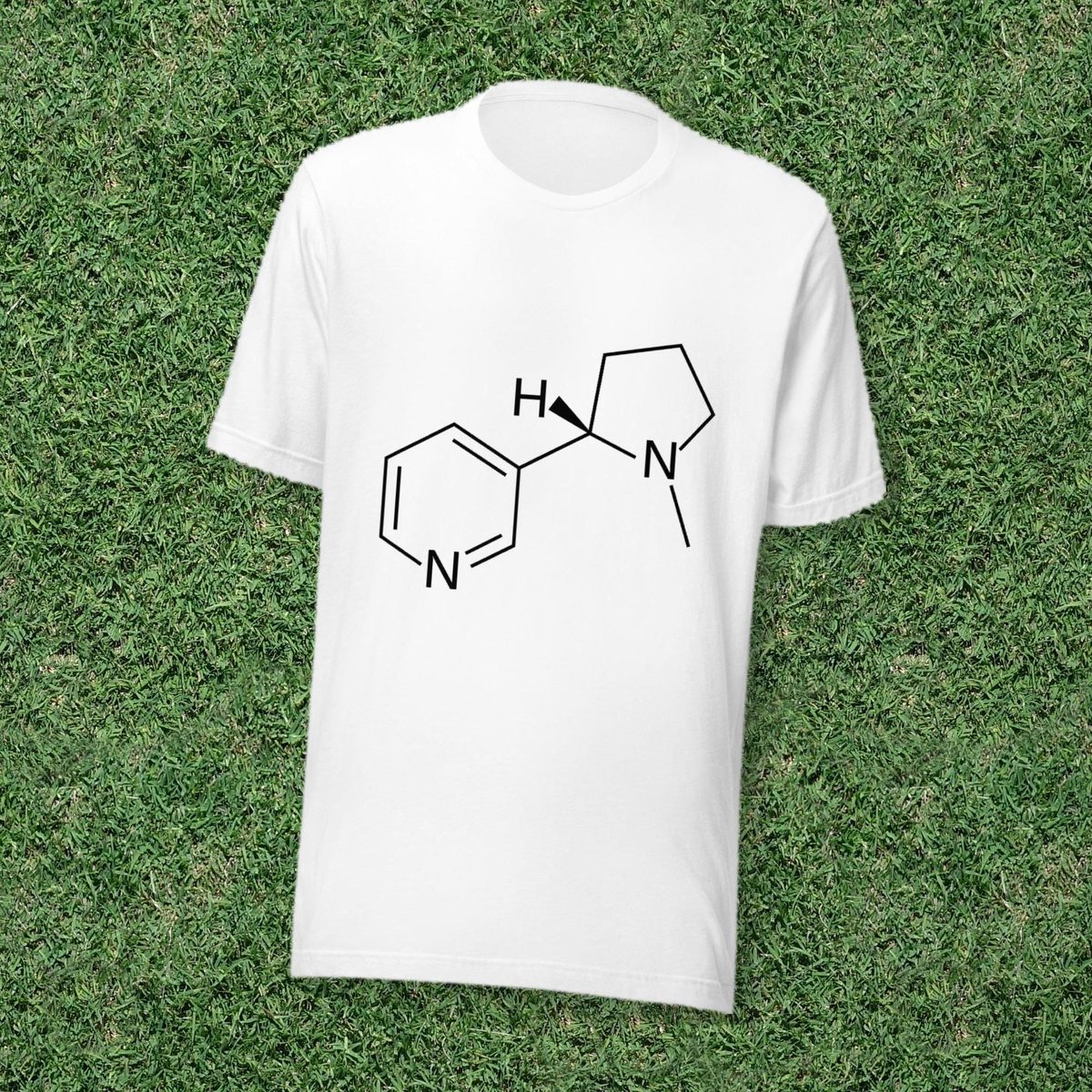 Nicotine Molecule Shirt, Chemistry Structure Tee, Funny Science Gift, Unisex T-Shirt