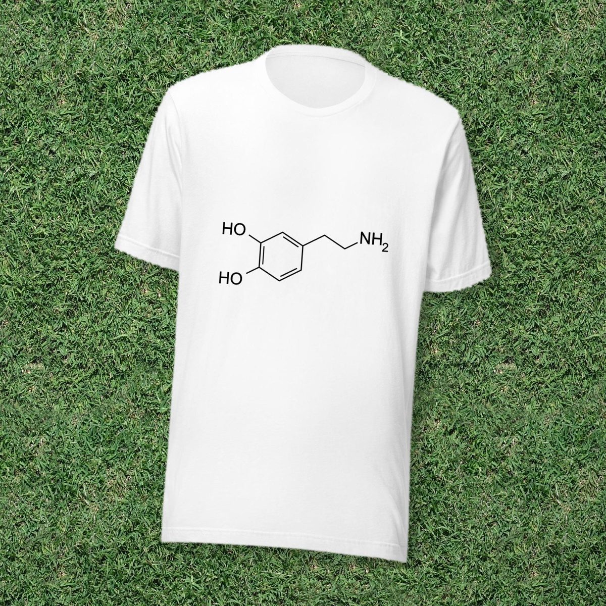 Dopamine Molecule Shirt, Reward Chemistry Tee, Neuroscience Science Gift, Unisex T-Shirt