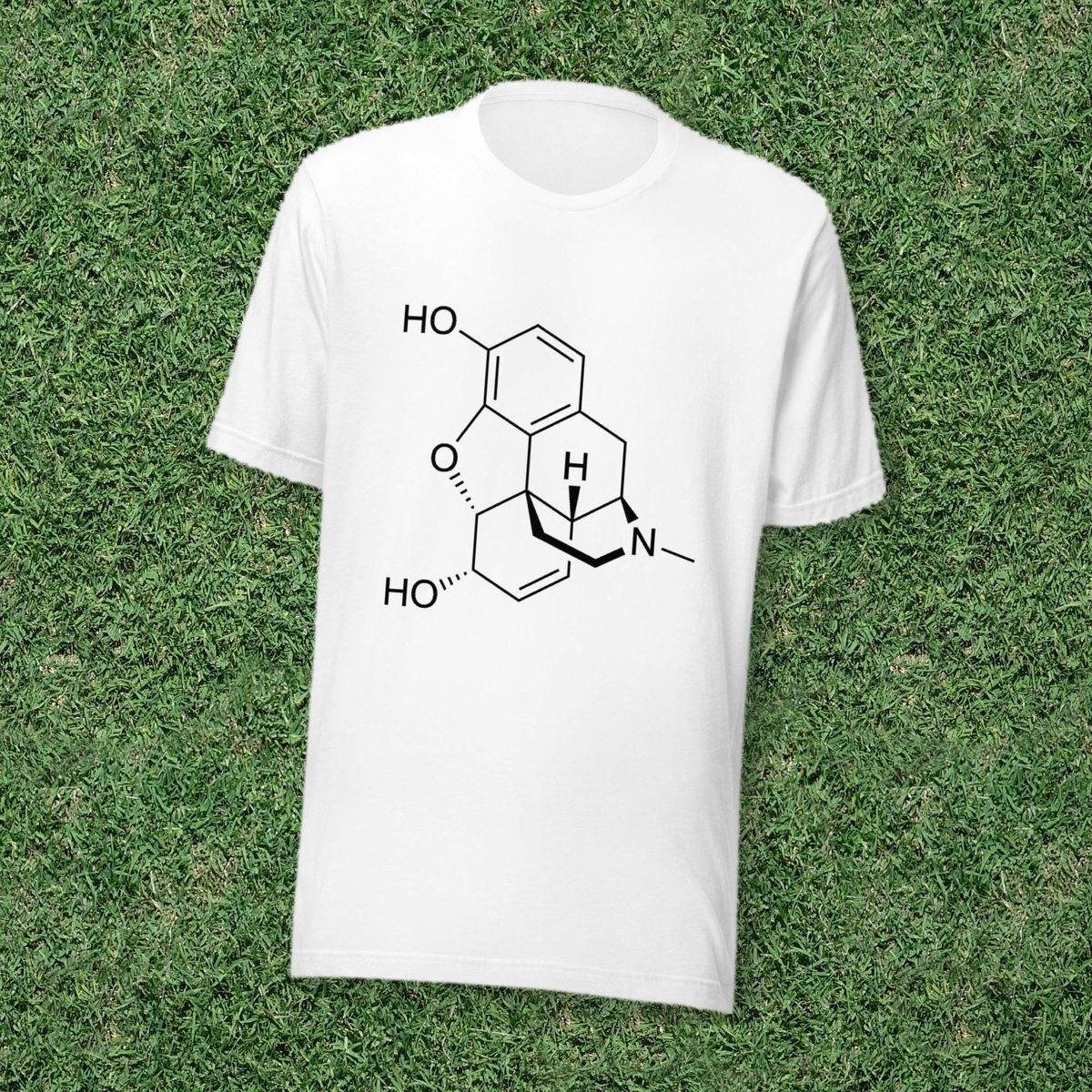 Morphine Molecule Shirt, Pharmacology Chemistry Tee, Nurse Science Gift, Unisex T-Shirt