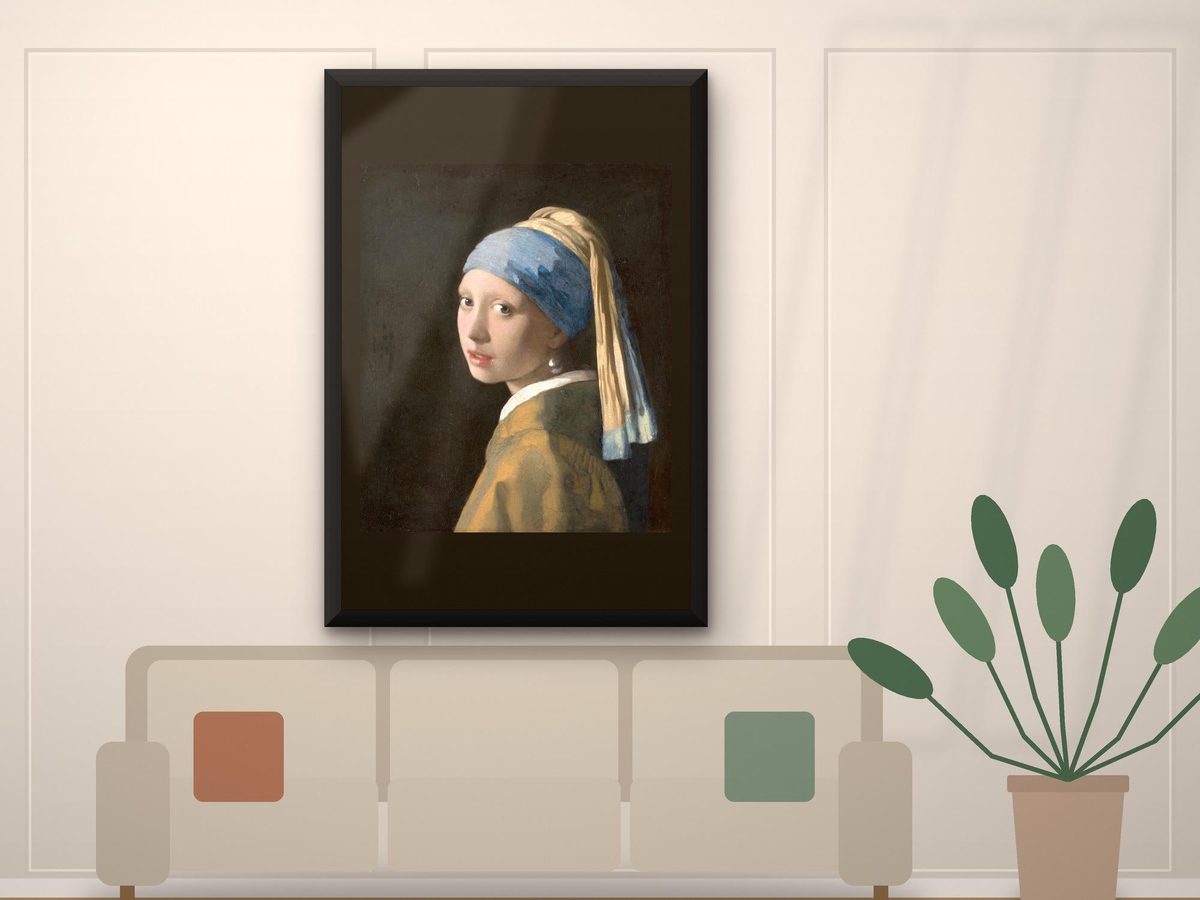 Johannes Vermeer Girl with a Pearl Earring c1665 Print, Dutch Master Art (Fine-Art Paper)