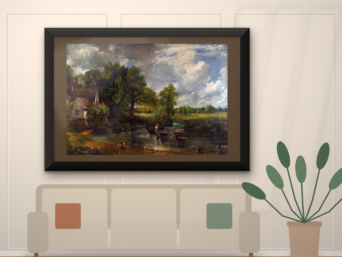 John Constable The Hay Wain 1821 Print, English Landscape Wall Art (Framed or Unframed)