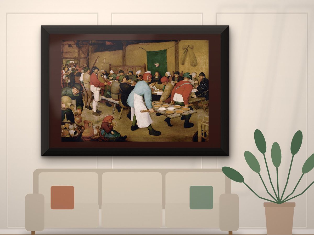 Pieter Bruegel The Peasant Wedding c1567 Print, Flemish Renaissance Wall Art, Dining Room Decor