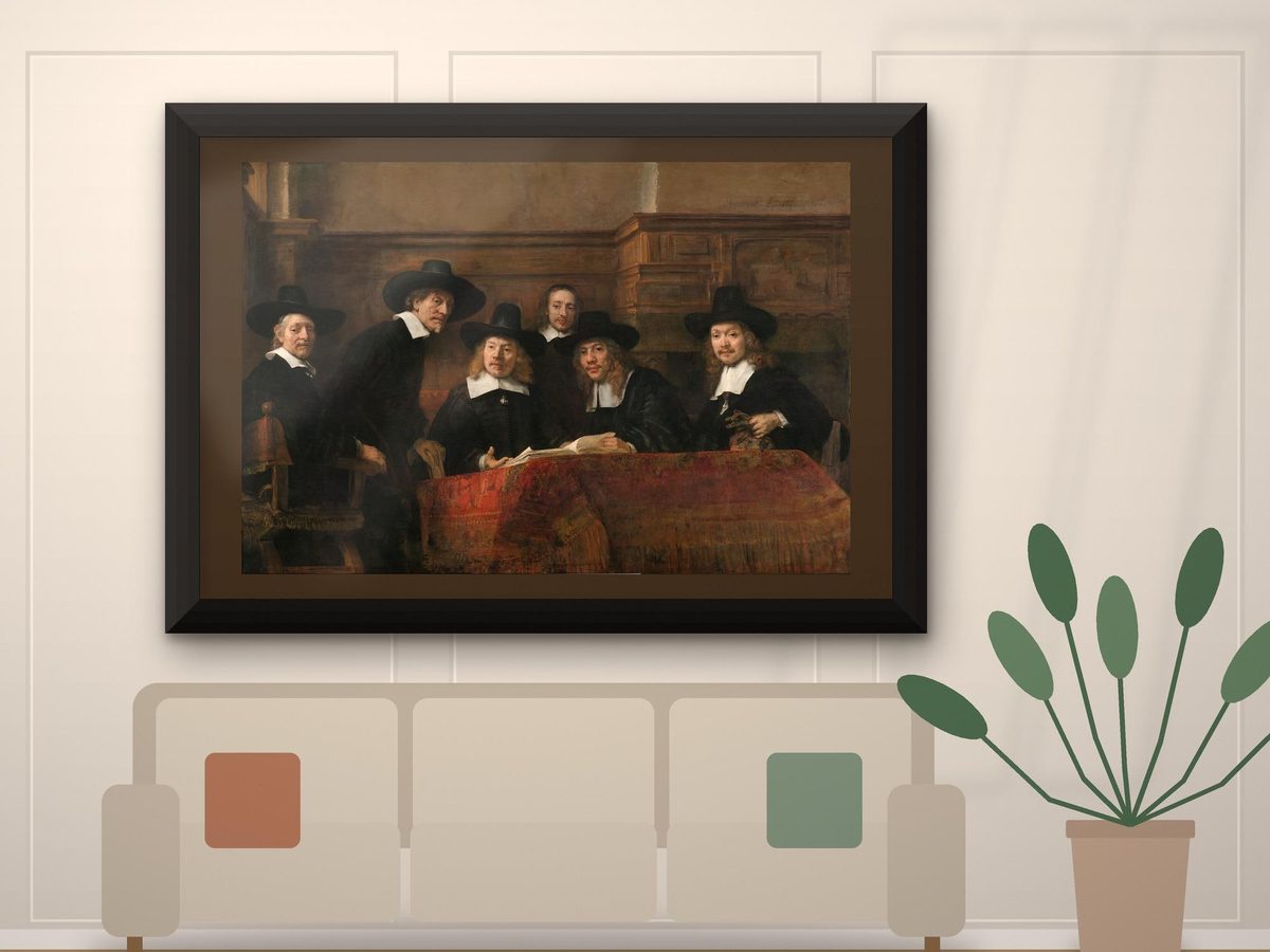 Rembrandt The Jewish Bride c1665 Print, Isaac and Rebecca, Dutch Golden Age Wall Art (Framed or Unframed)
