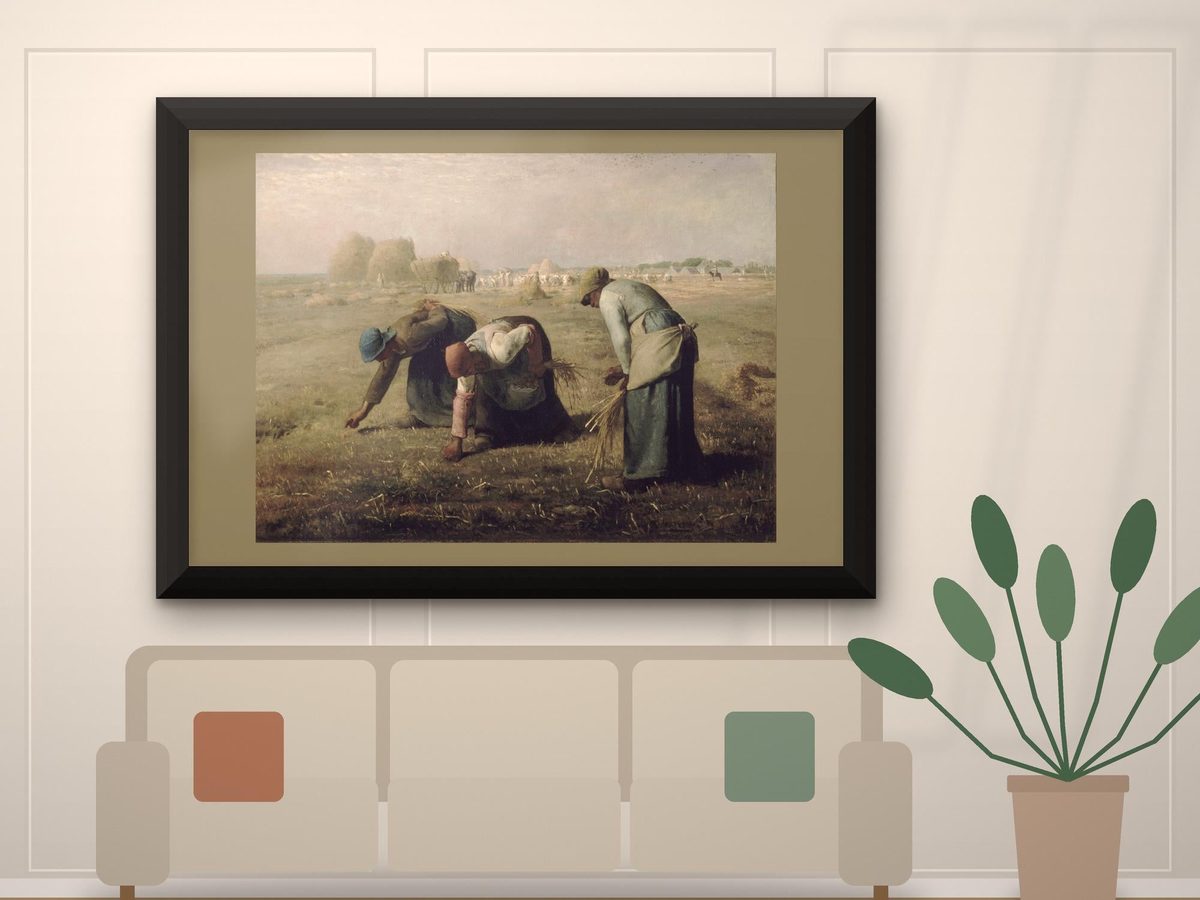 Jean-François Millet The Gleaners 1857 Print, French Realist Wall Art, Farmhouse Decor (Unframed or Framed)