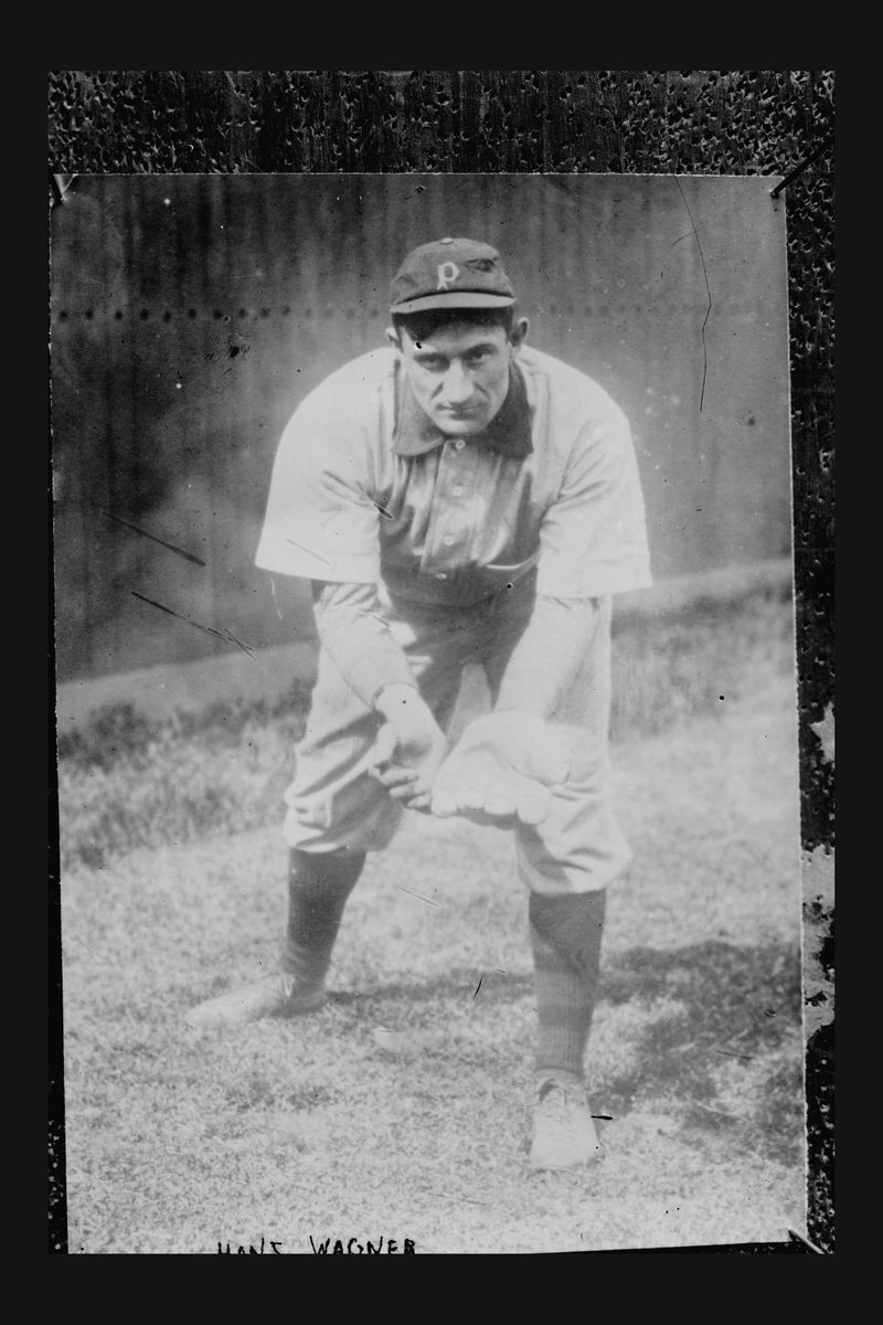 Honus Wagner Photo Print c1911, Vintage Pittsburgh Pirates Baseball Photograph, Bain News Service Sports Wall Art