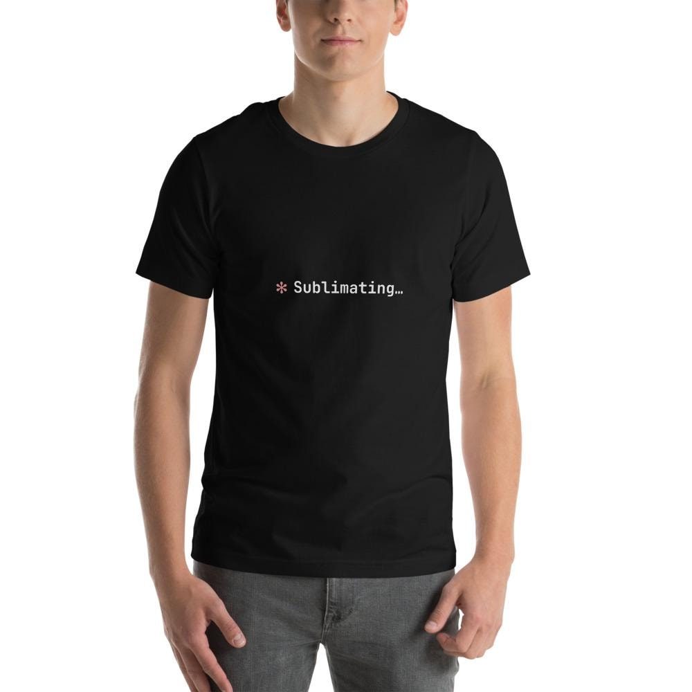 Sublimating Shirt, Chemistry Loading Spinner Tee, Funny Science Teacher Chemist Gift, Unisex Cotton T-Shirt