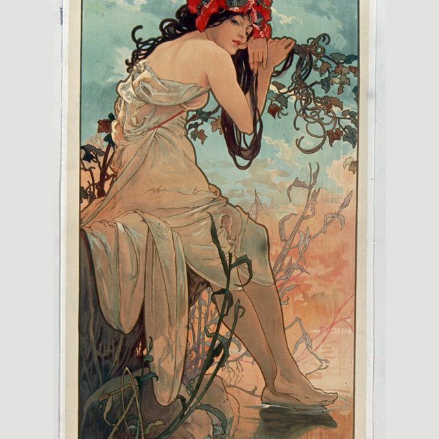 Mucha, Summer from Les Saisons