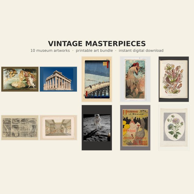 Vintage Masterpieces Set — set preview